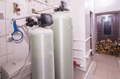 Water Softener System in Basement